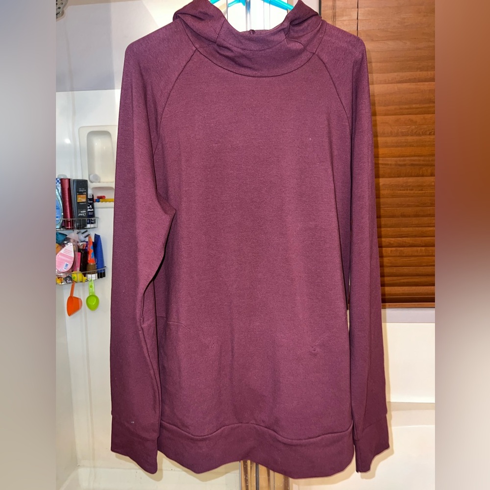 NEW GAIAM Hoodie Mens Size L Long NWT Sleeve Port Royale Heather